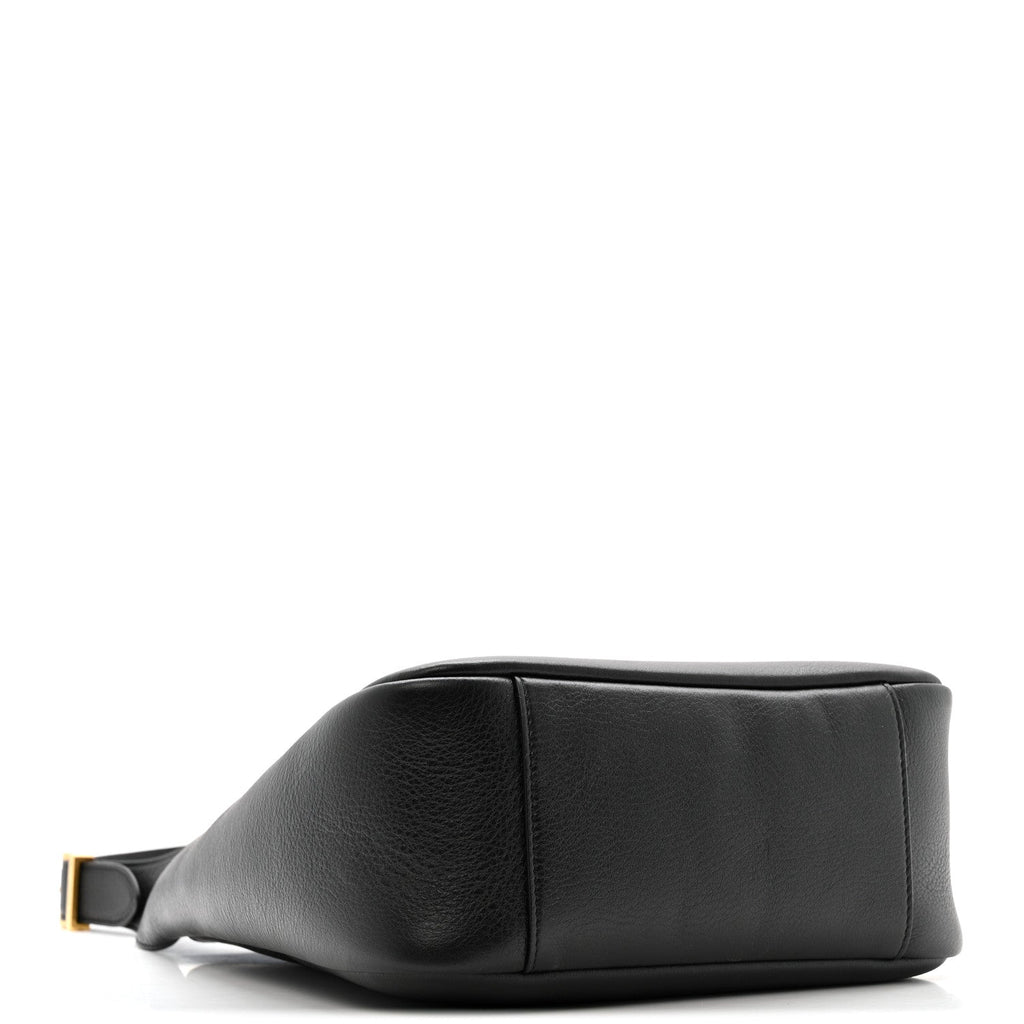 Smooth Calfskin Small Le 5 A 7 Soft Hobo Black
