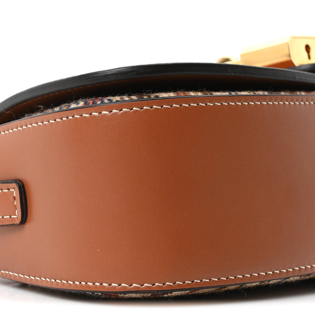 Tweed Calfskin Tabou Clutch on Strap Multicolor