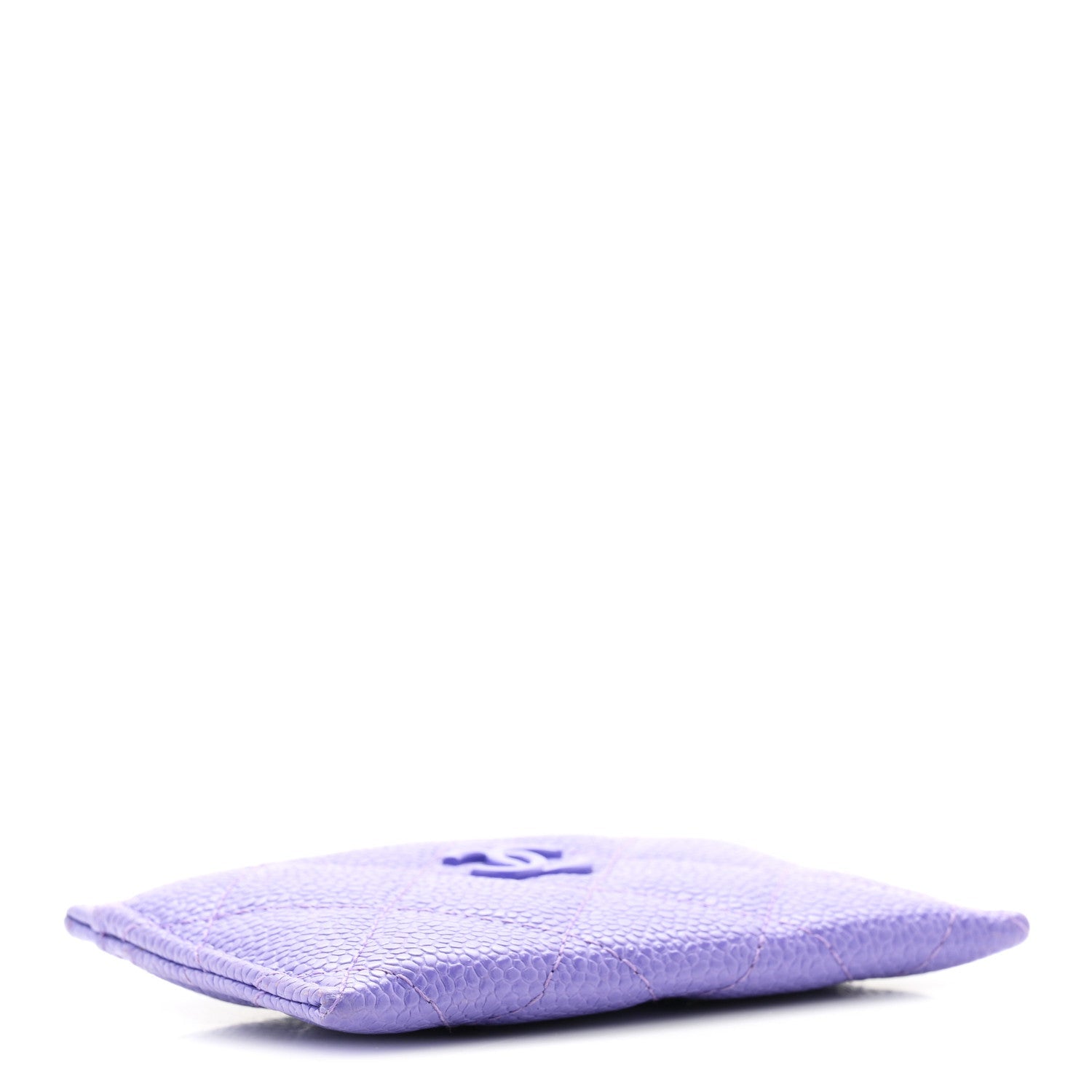 Caviar Quilted Incognito  Holder Purple