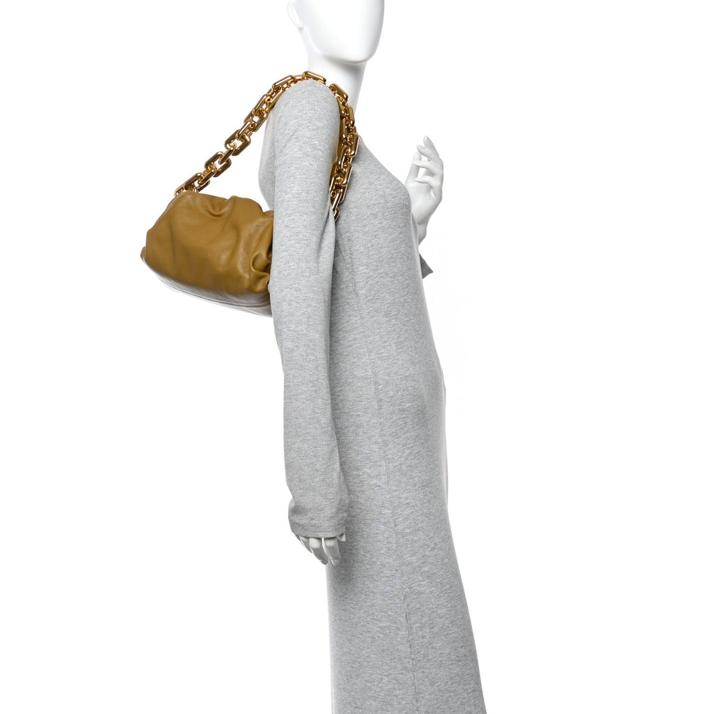 Calfskin The Pouch Chain Teak