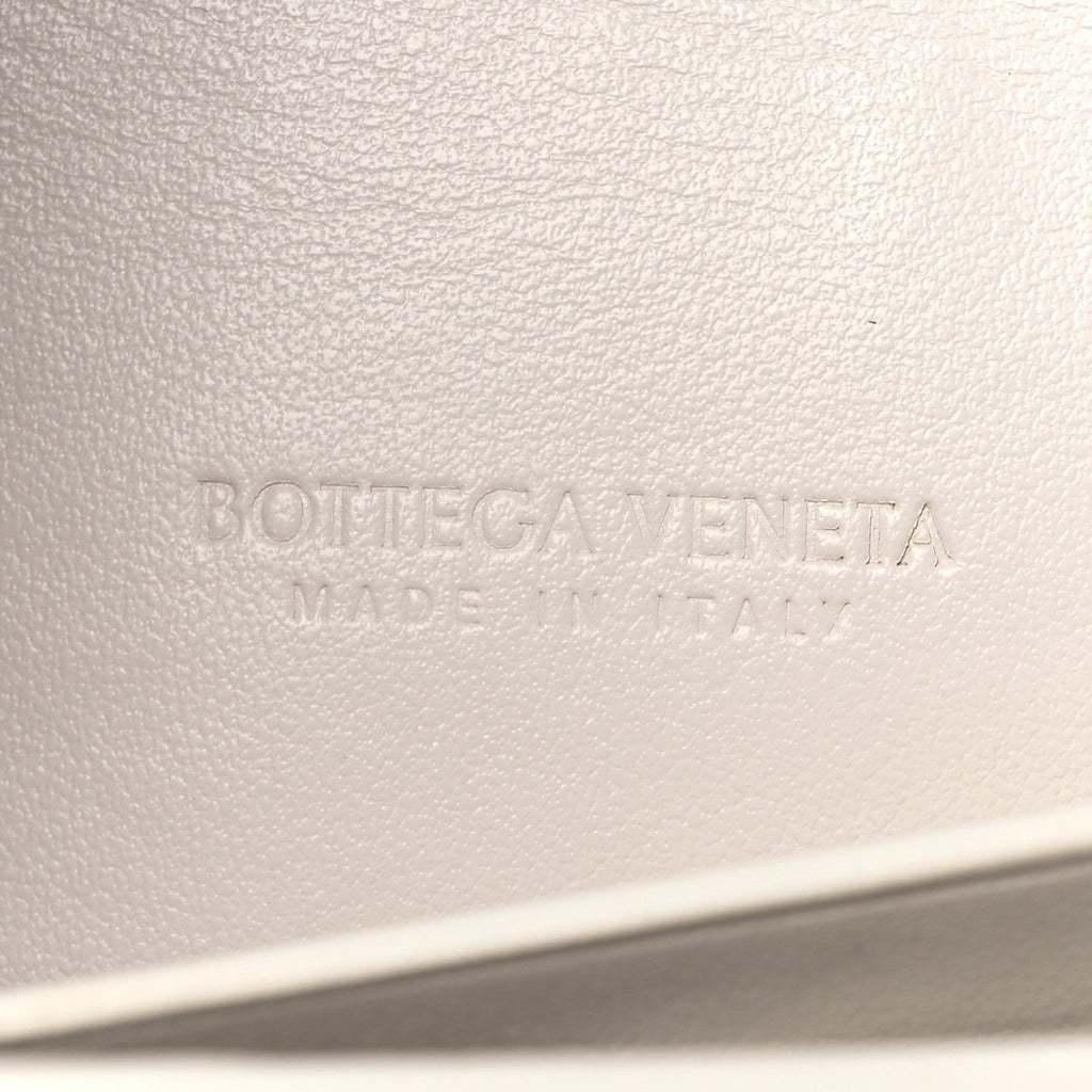 Nappa Intrecciato Long Andiamo Top Handle Clutch Sea Salt