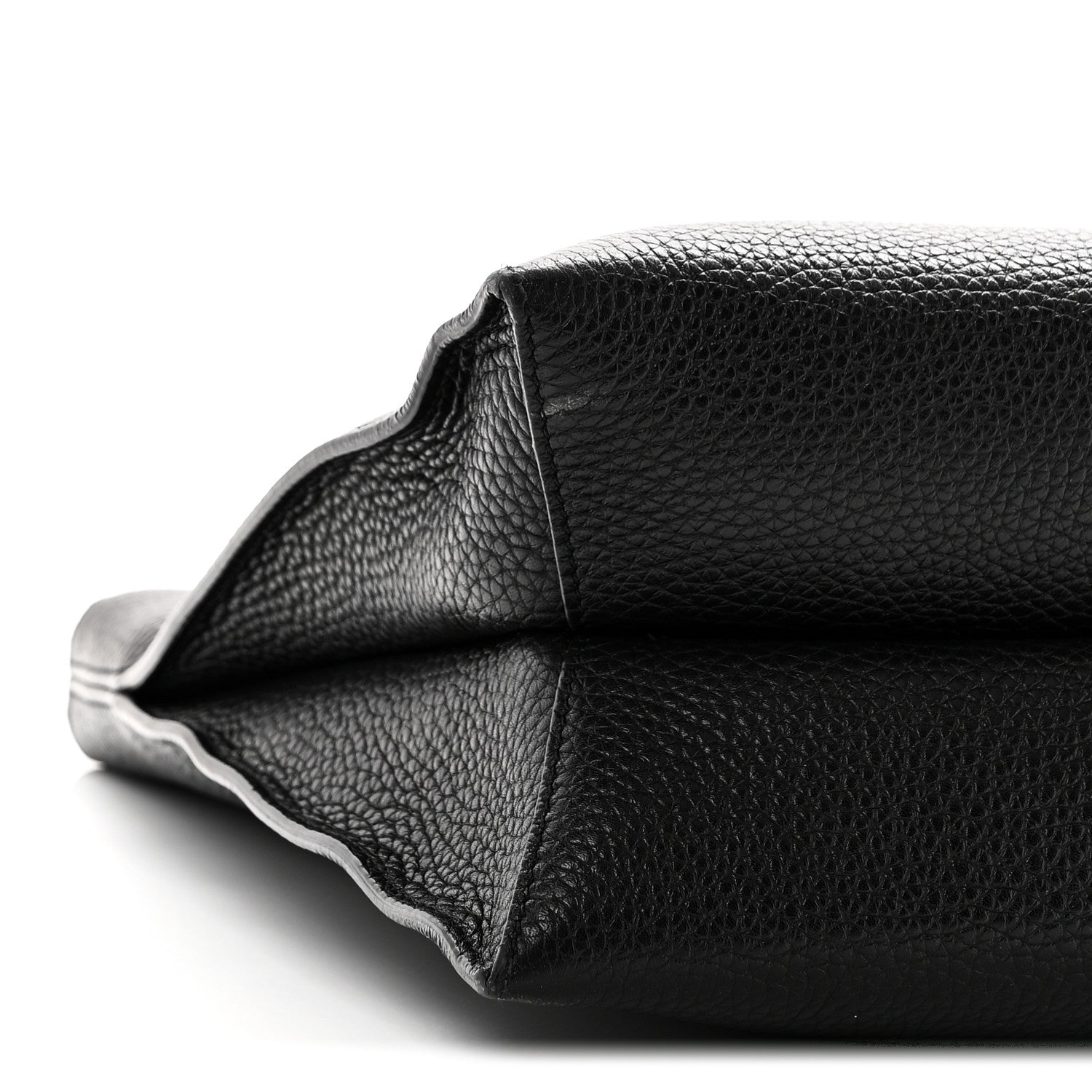 Pebbled Calfskin Small Alix Padlock Zip Hobo Bag Black