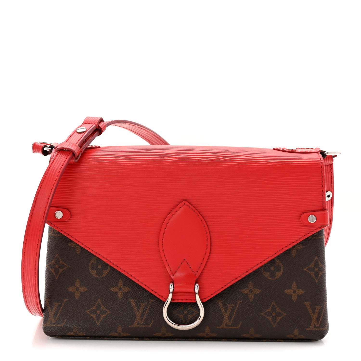 Monogram Epi Saint Michel Coquelicot