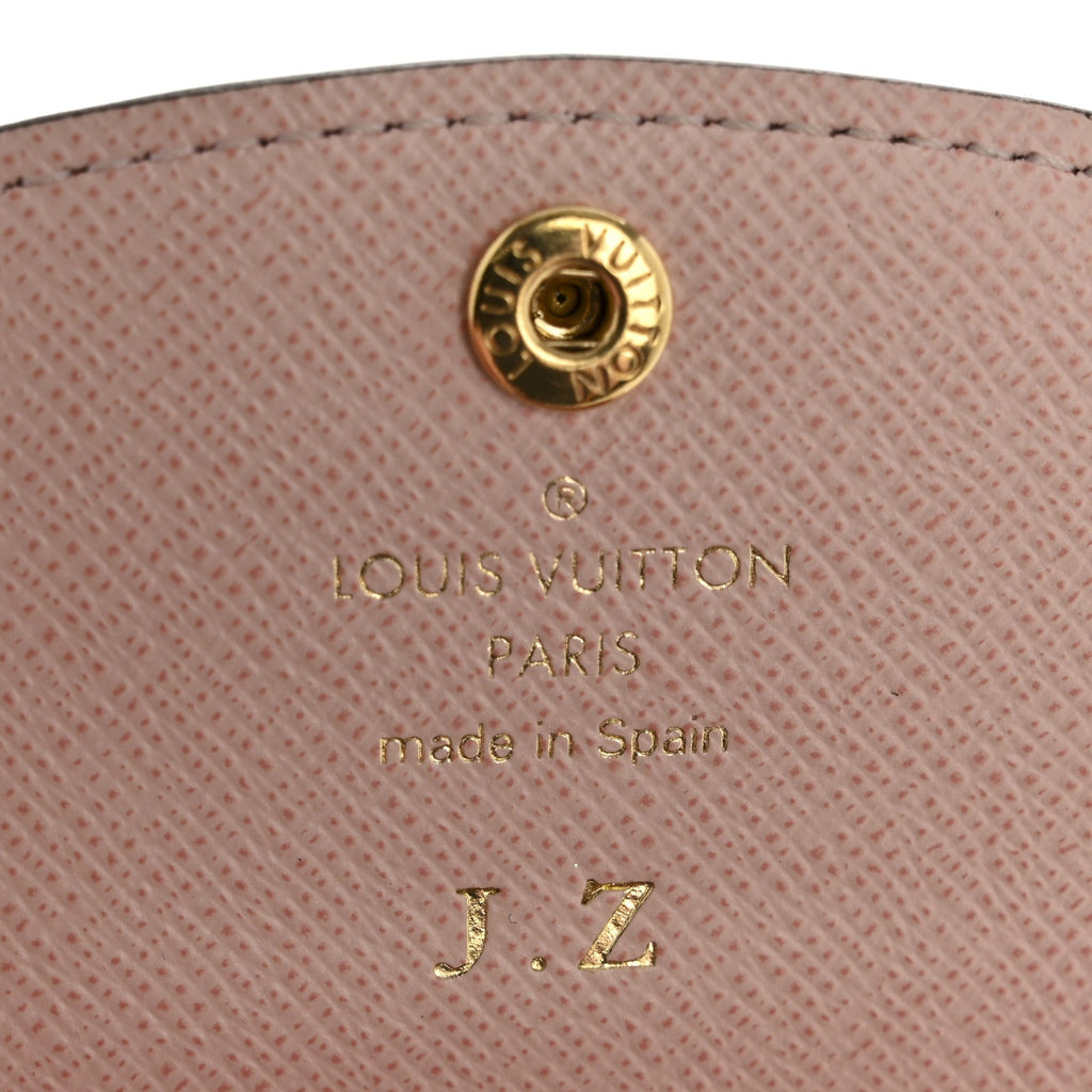 Monogram Rosalie Coin Purse Rose Ballerine