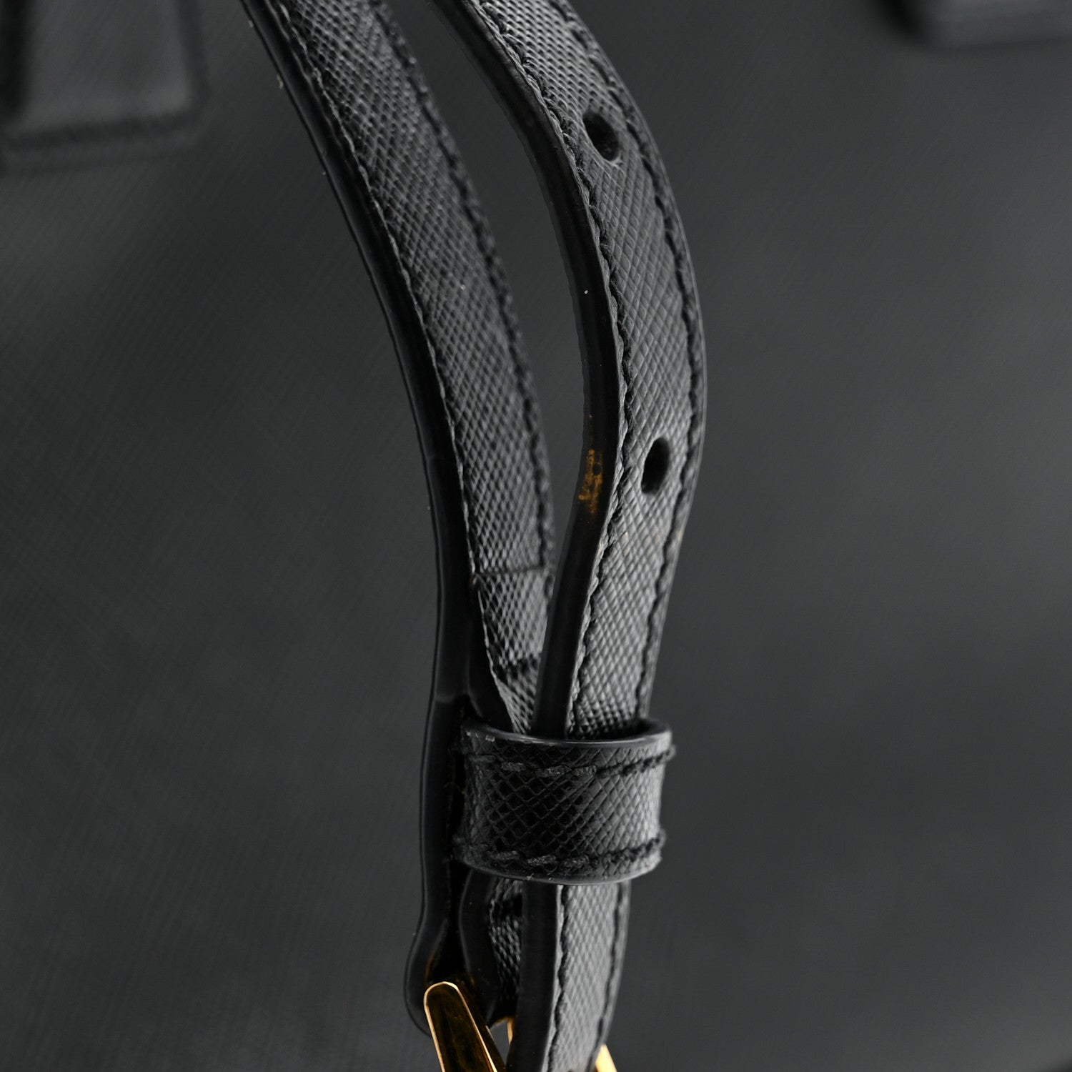 Saffiano Small Galleria Double Zip Tote Black