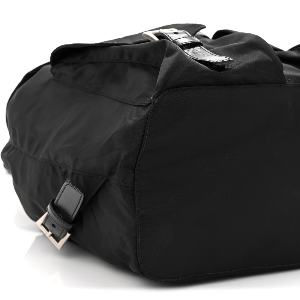 Nylon Vela Medium Backpack Black
