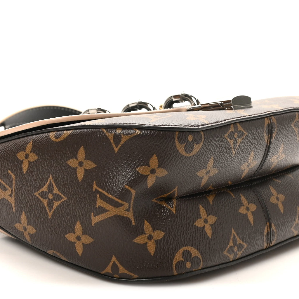 Calfskin Monogram Chain It Bag PM Black