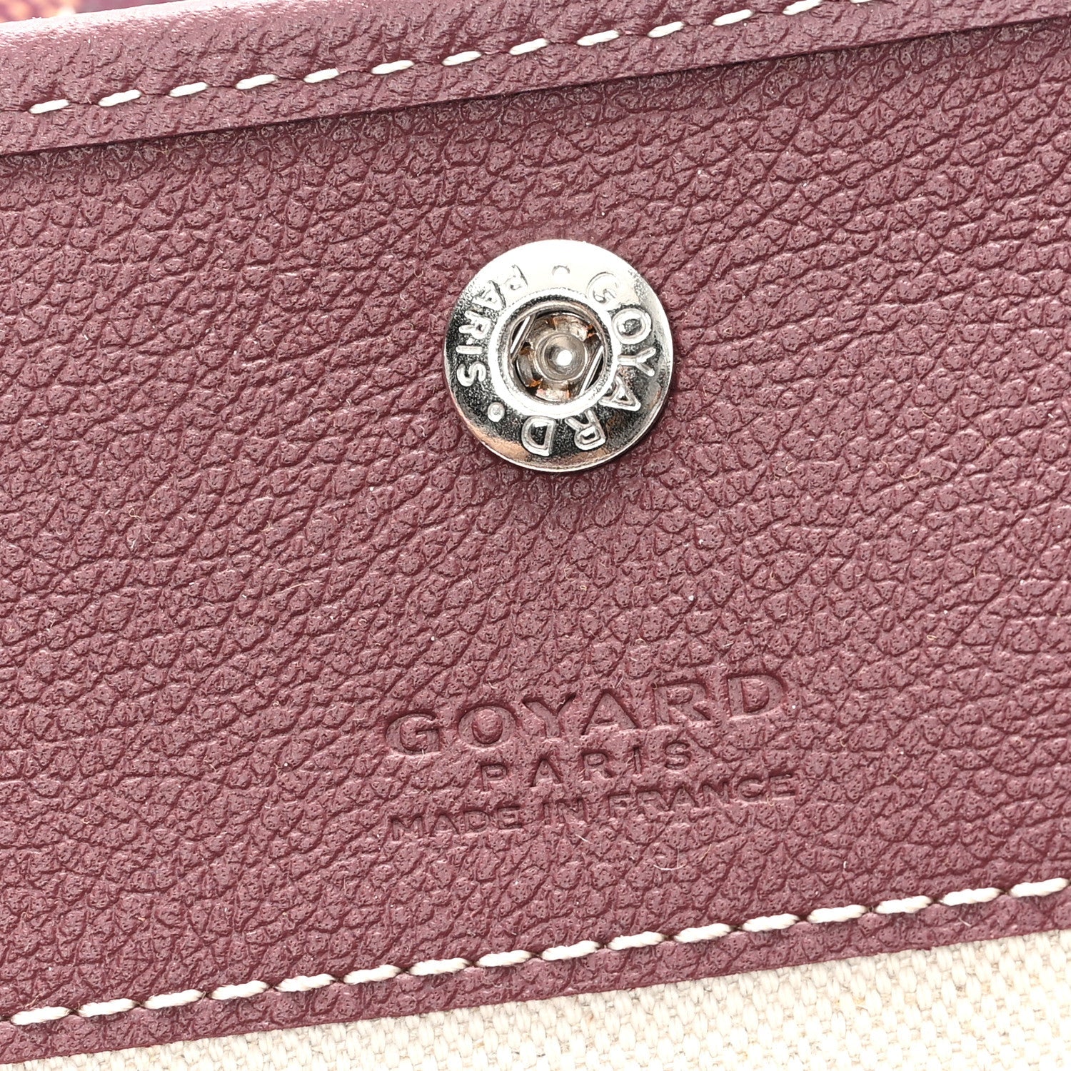 Goyardine Boheme Hobo Burgundy