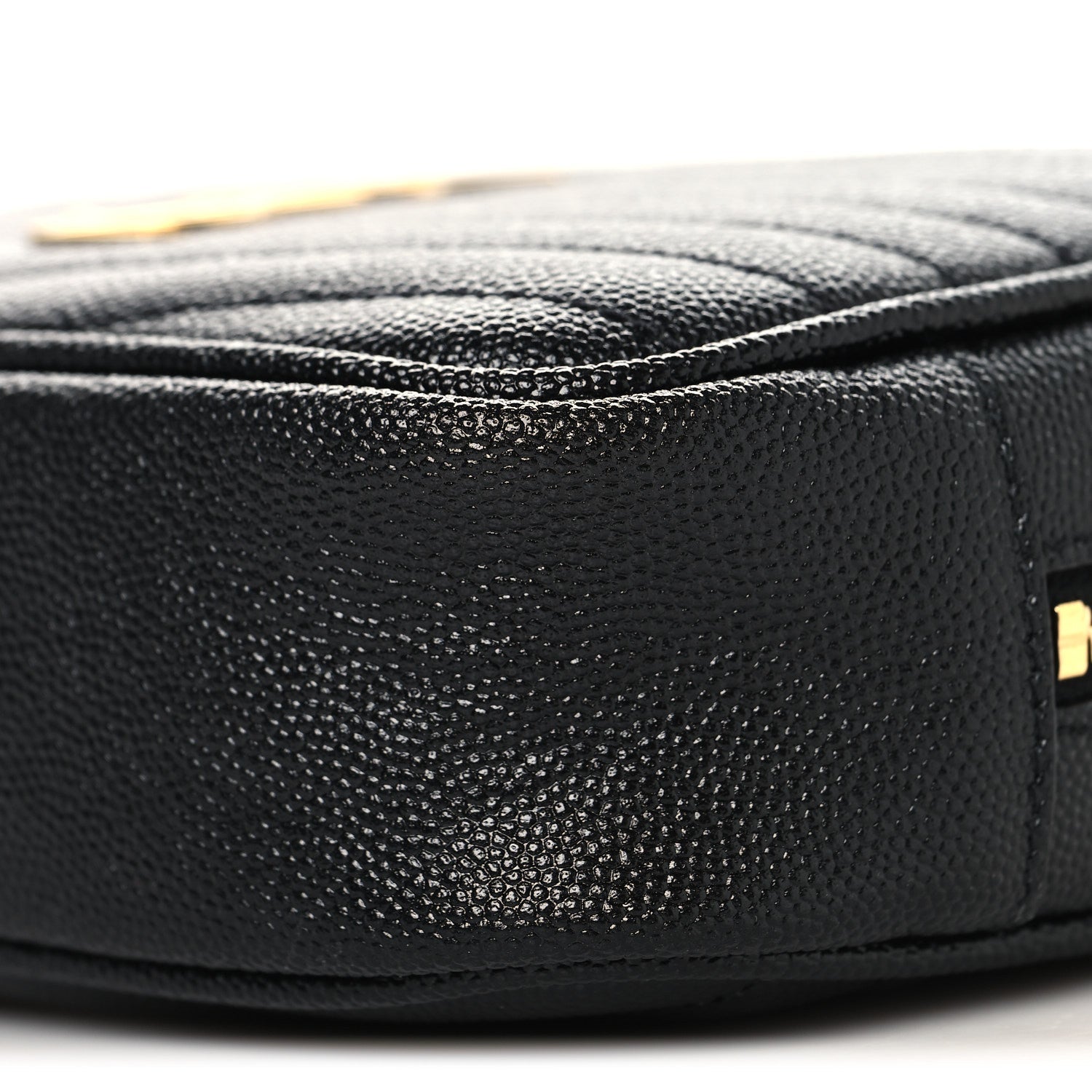 Grain De Poudre Matelasse Monogram Mini Lou Camera Bag Black