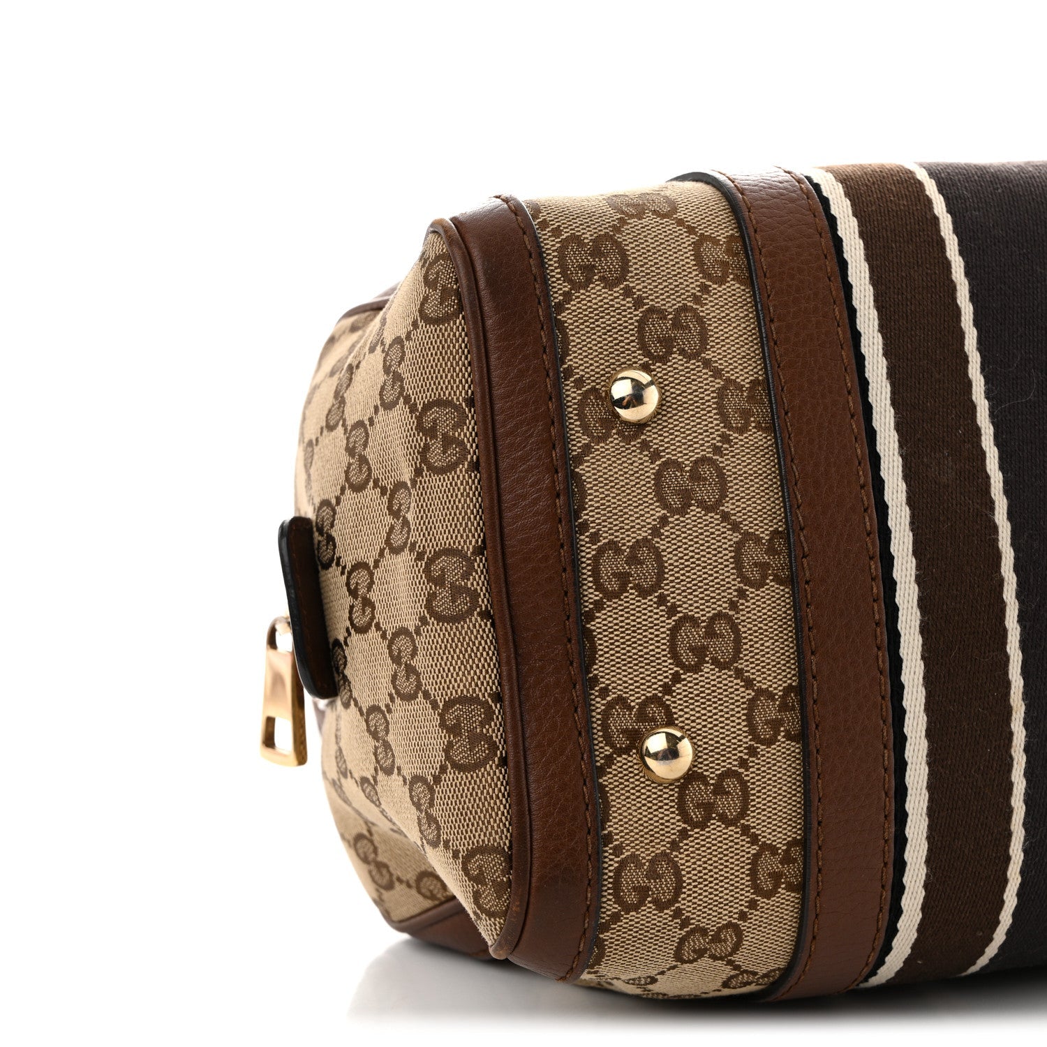 Monogram Vintage Web Small Boston Brown