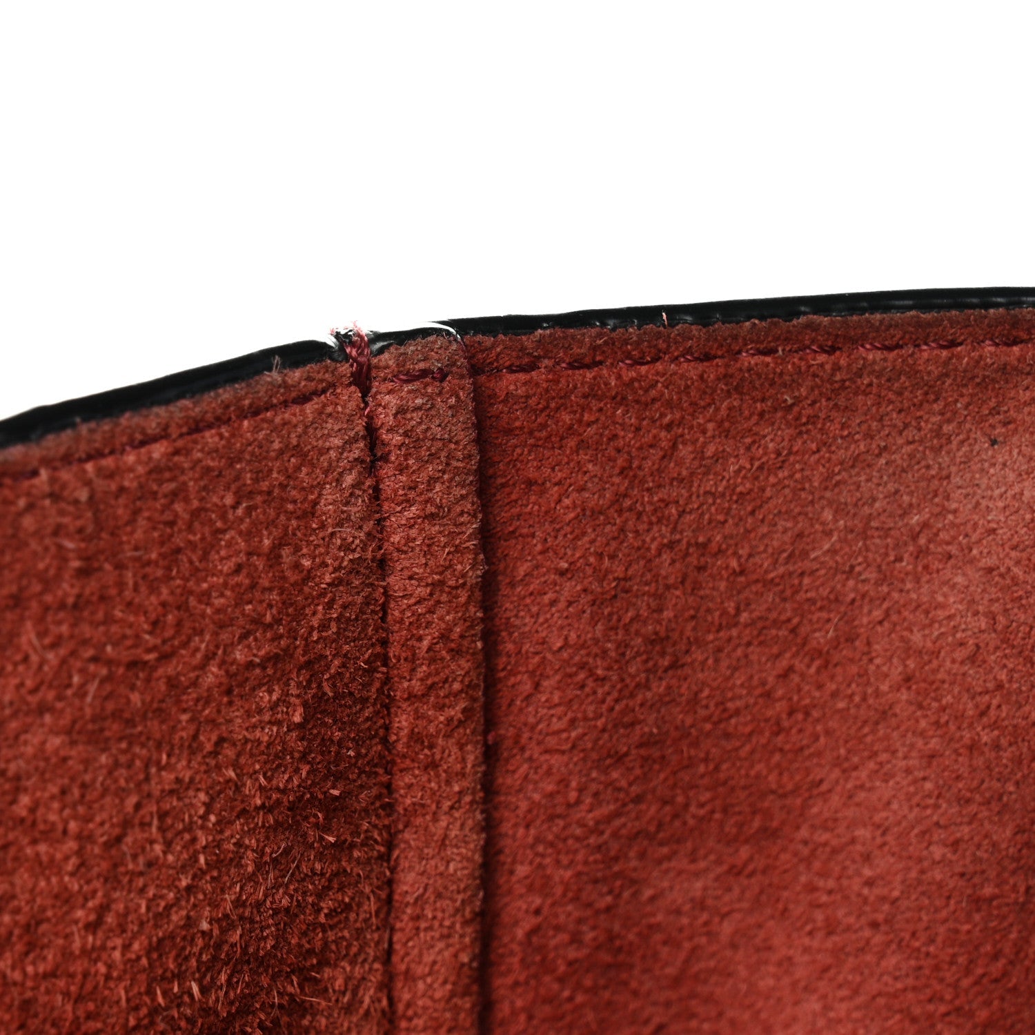 Soft Grained Calfskin Small Sangle Bucket Bag Burgundy