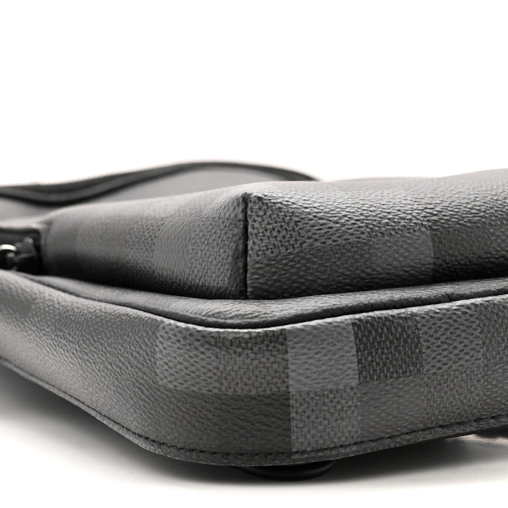 Damier Graphite Pixel Avenue Sling Backpack Gris