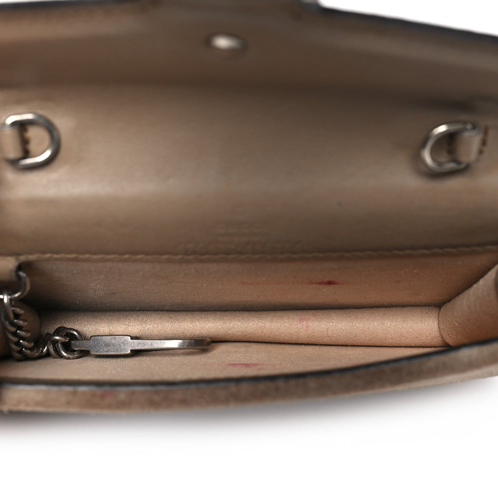 GG Supreme Monogram Super Mini Dionysus Shoulder Bag Taupe