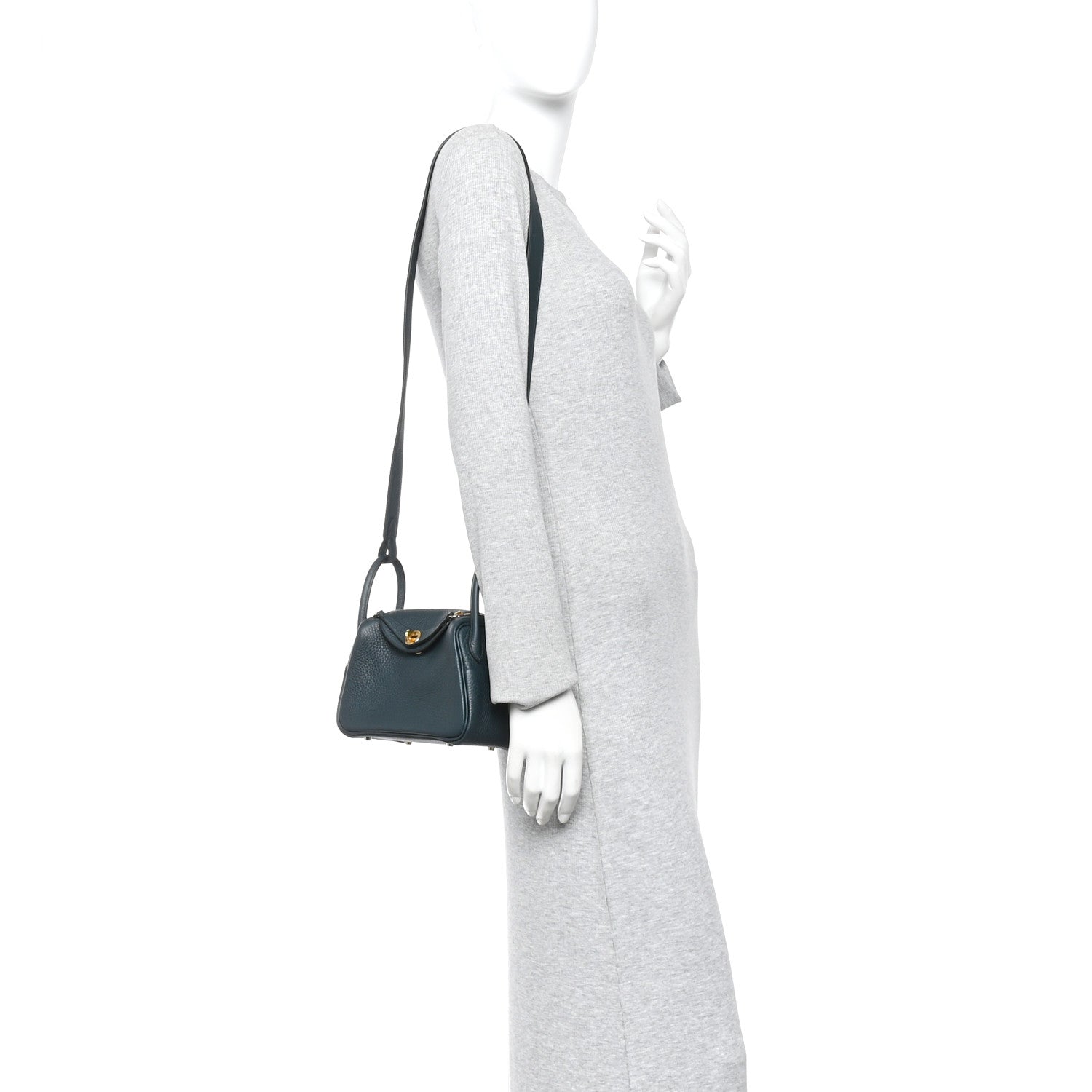 Taurillon Clemence Mini Lindy 20 Vert Cypress