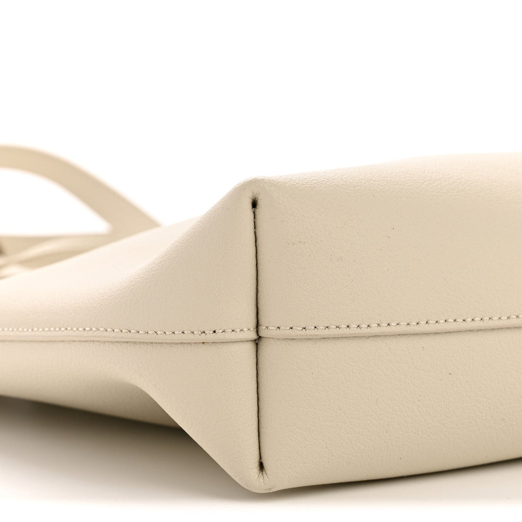 Calfskin Toy Shopping Tote Crema Soft