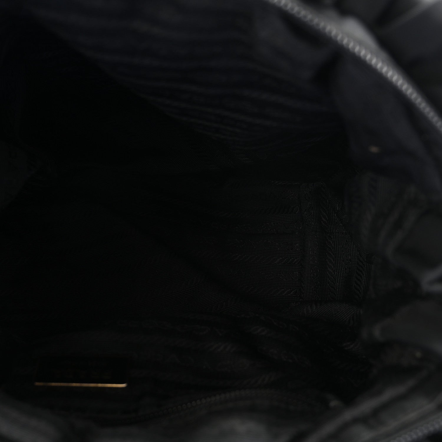 Tessuto Nylon Bow Shoulder Bag Black