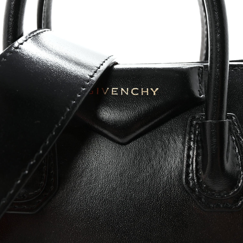Box Calfskin Toy Antigona Black Red