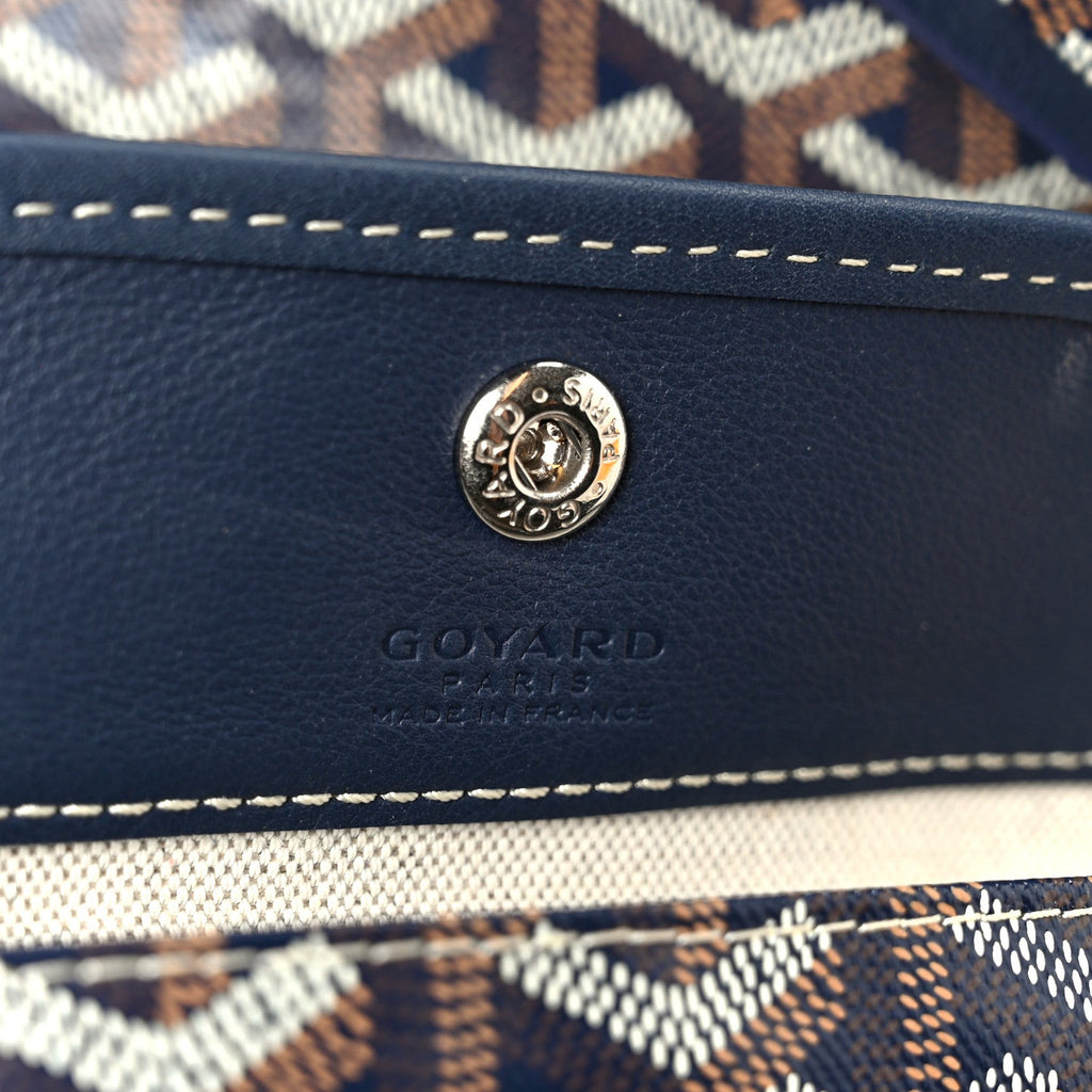 Goyardine Reversible Mini Anjou Navy
