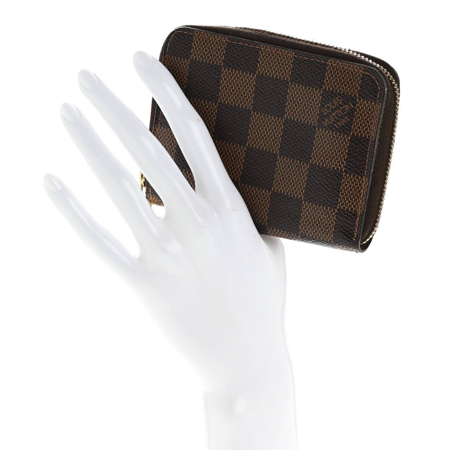 Damier Ebene Zippy Coin Purse