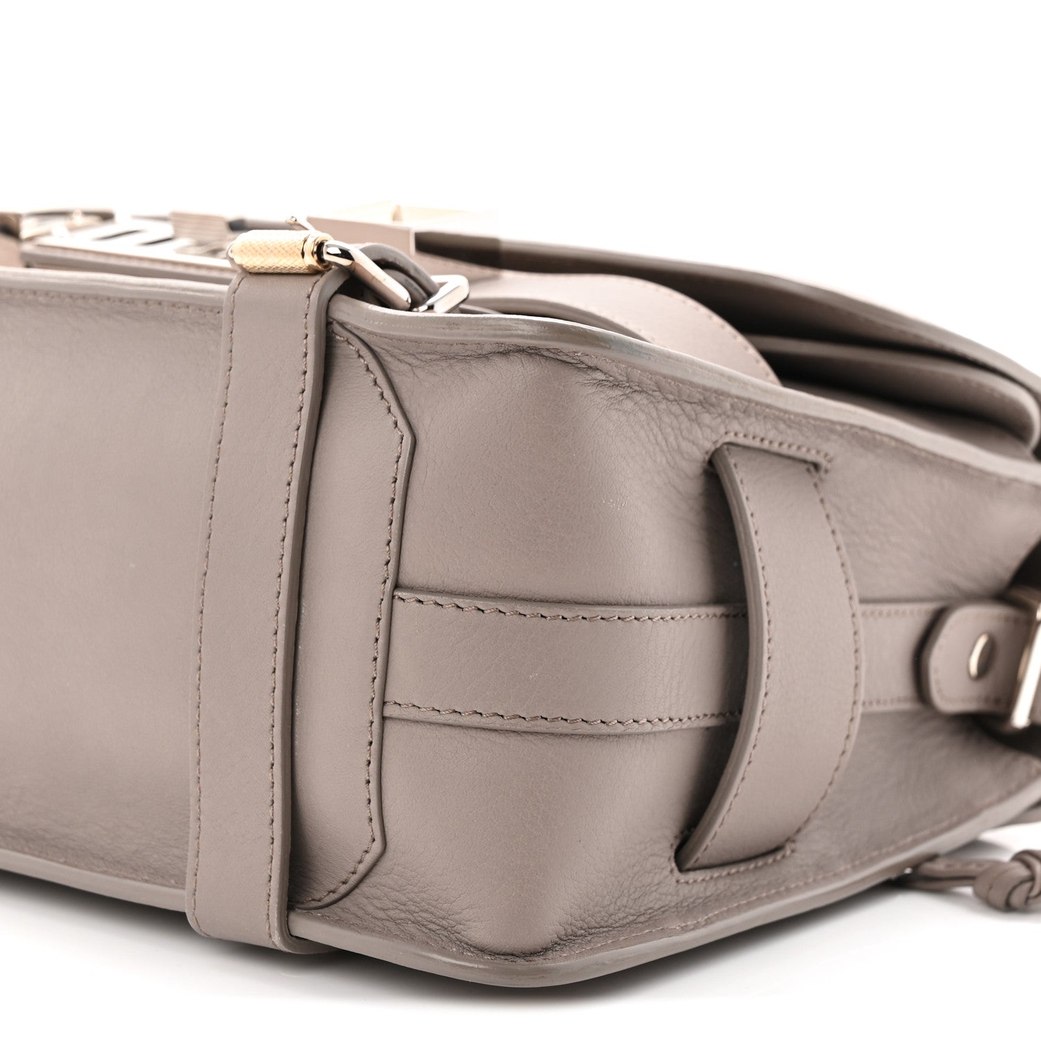 Smooth Calfskin PS11 Classic Shoulder Bag Mushroom