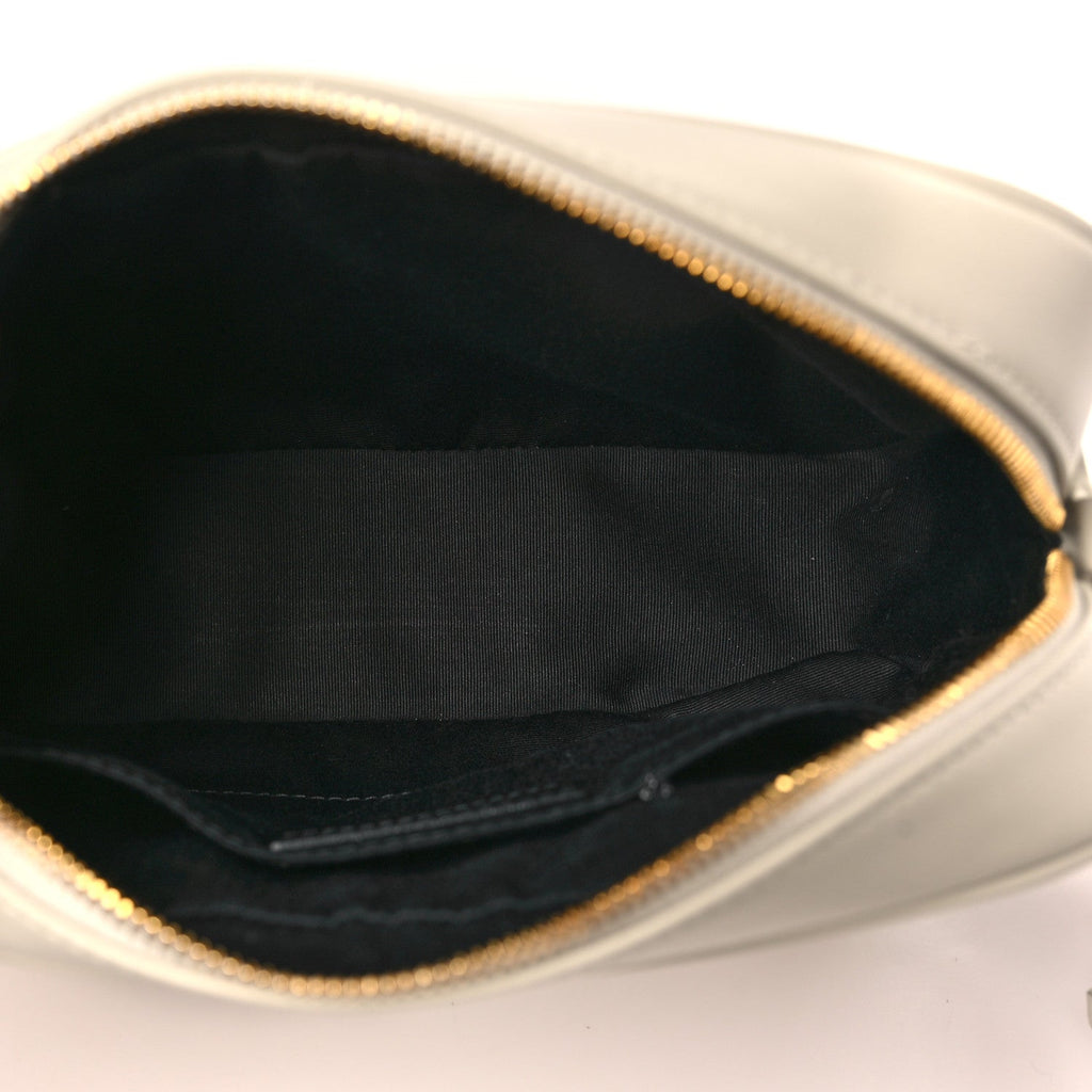 Calfskin Matelasse Monogram Lou Camera Bag Crema Soft