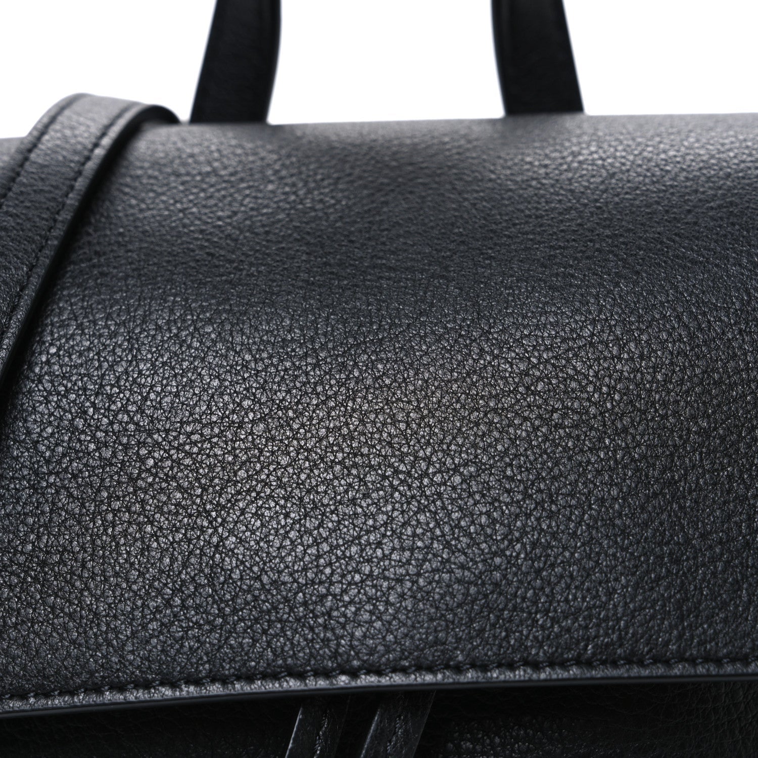 Calfskin Mini Lady Bag Black Flamma