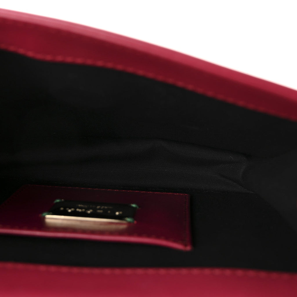 Calfskin Galuchat Serpenti Forever Crossbody Bag Dark Pink