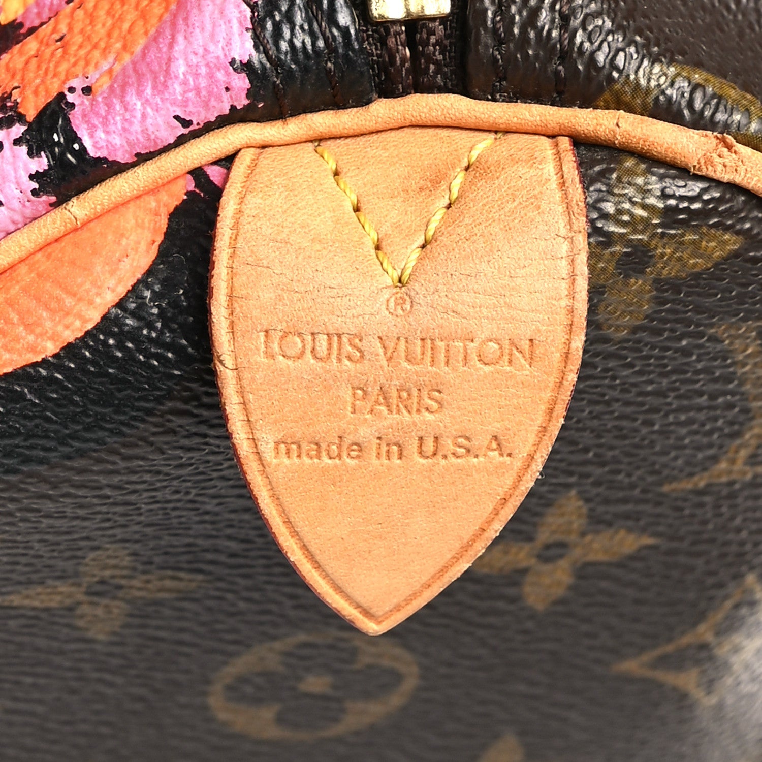 Monogram Roses Speedy 30
