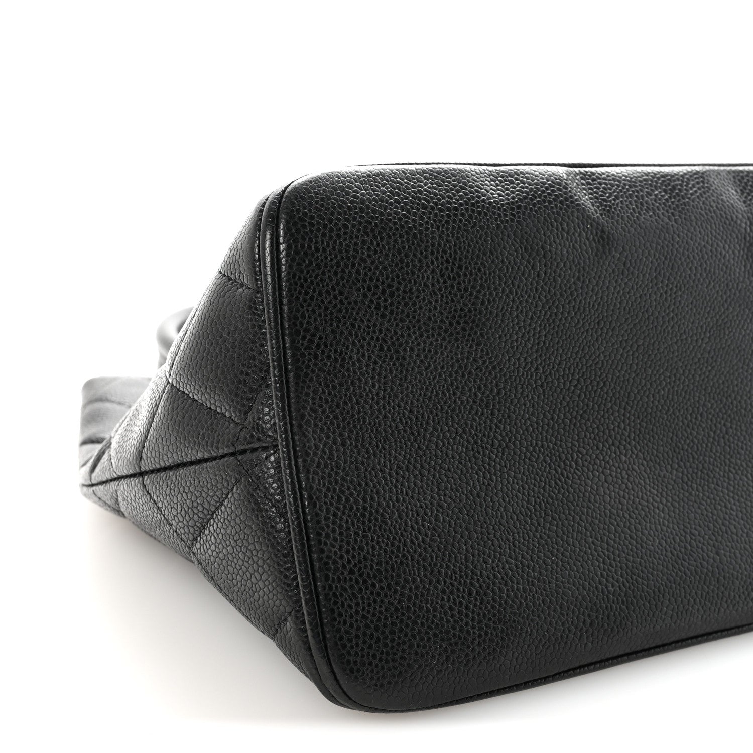 Caviar Quilted Medallion Tote Black