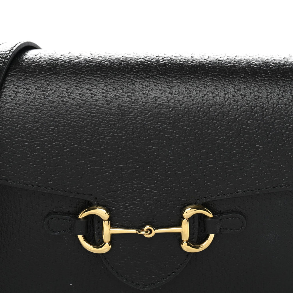 Calfskin Horsebit 1955 Shoulder Bag Black