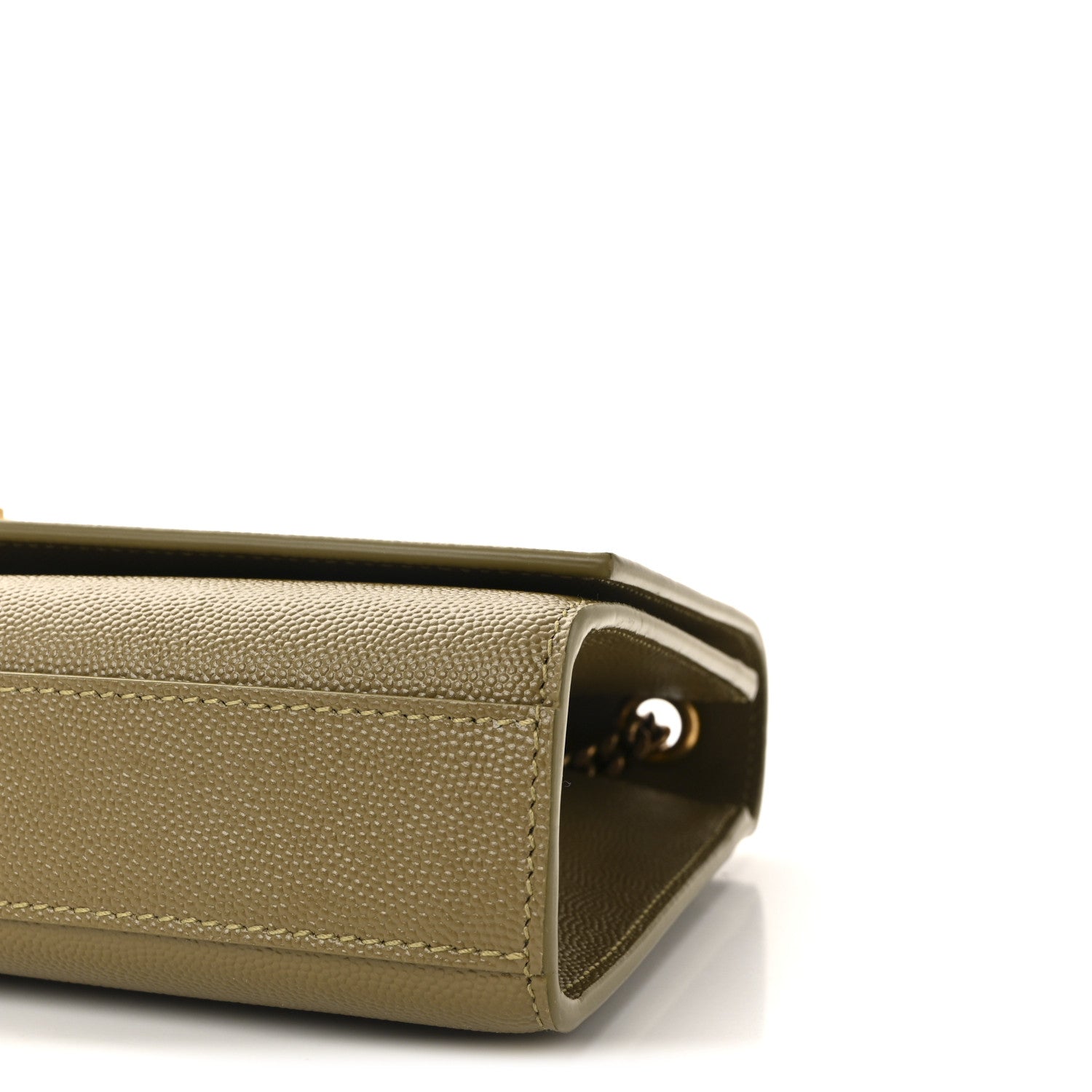 Grain De Poudre Medium Monogram Kate Satchel Hazel Green