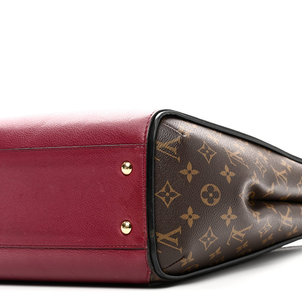 Calfskin Monogram Kimono Tote Grape