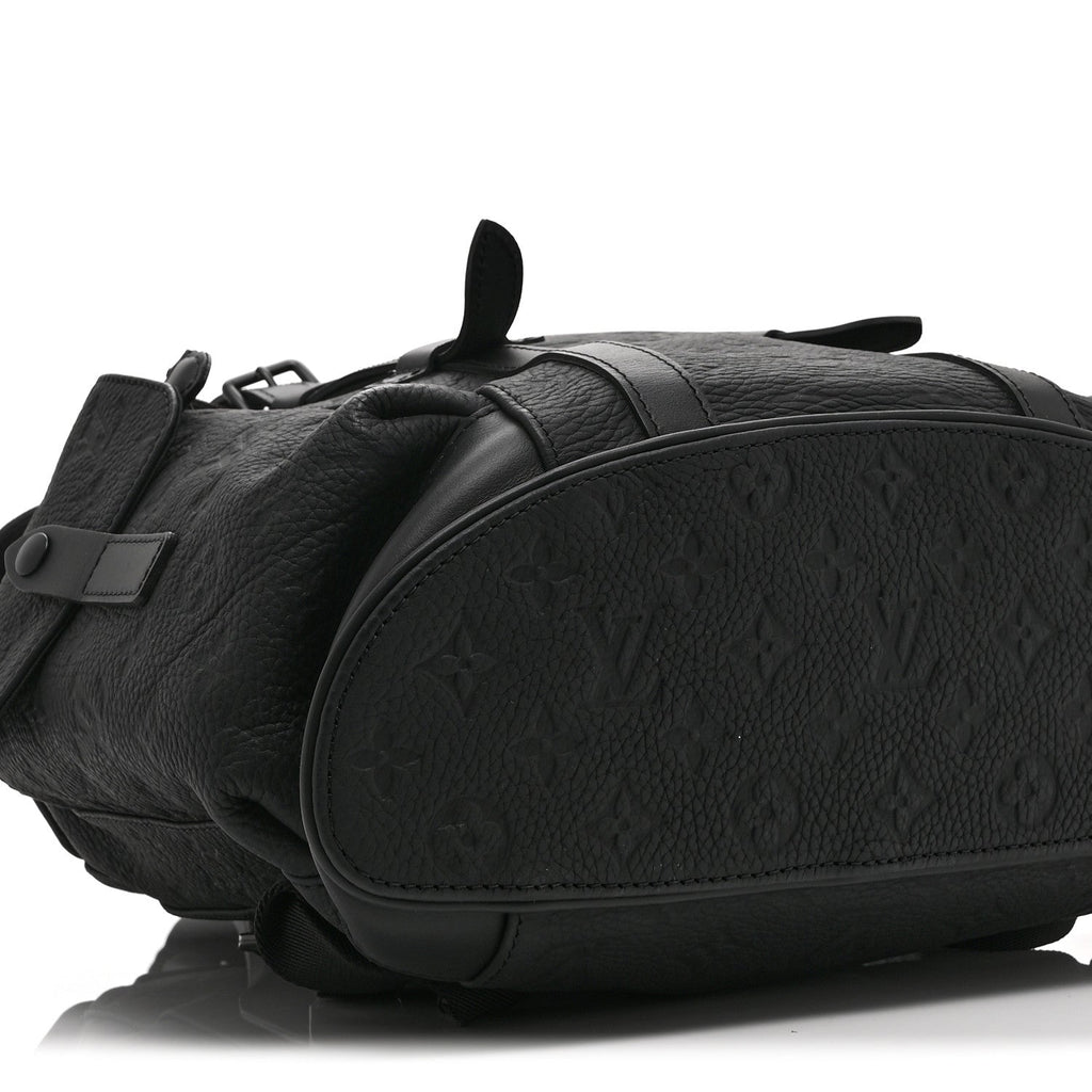 Taurillon Monogram Christopher PM Backpack Black
