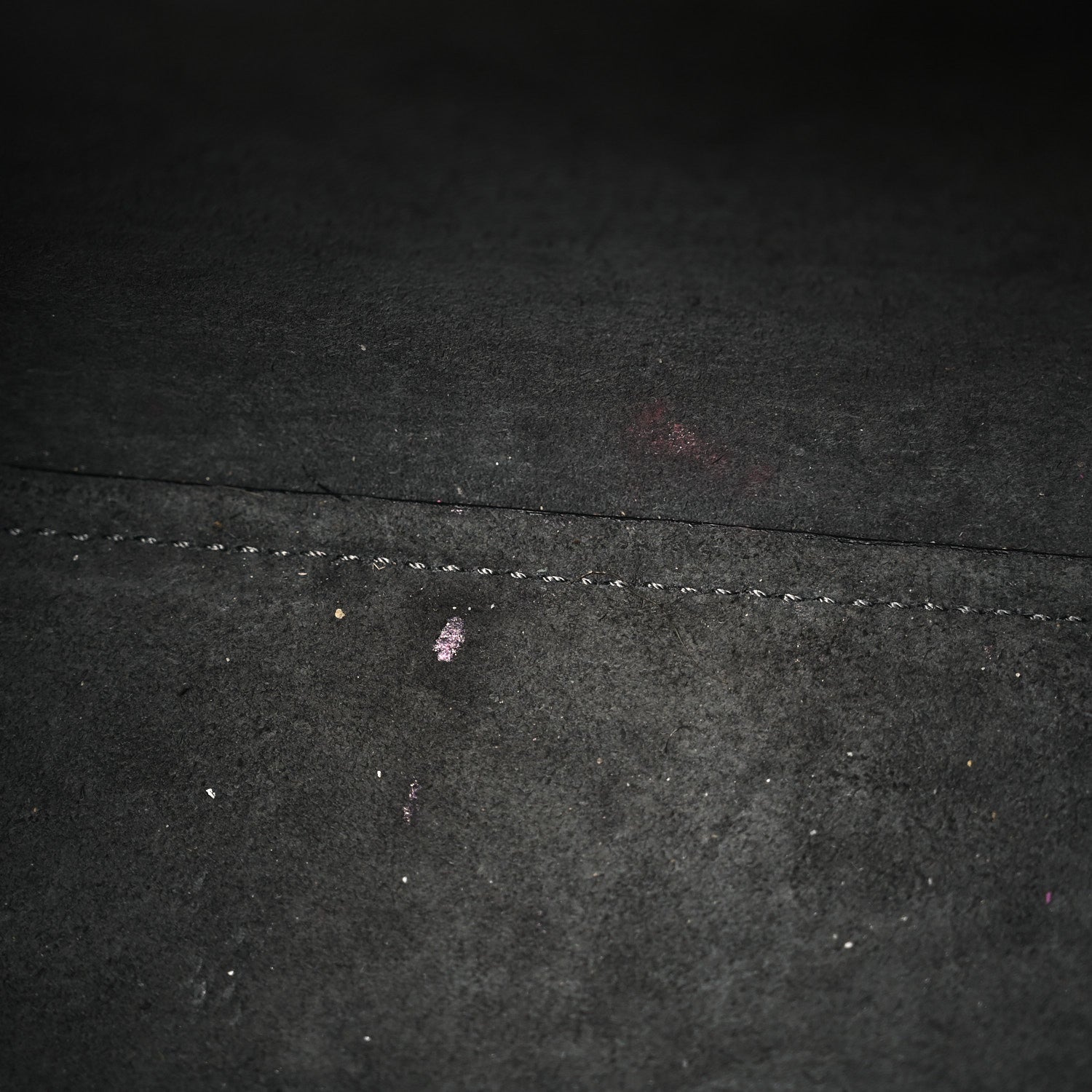 Grained Calfskin Nano Belt Bag Grey