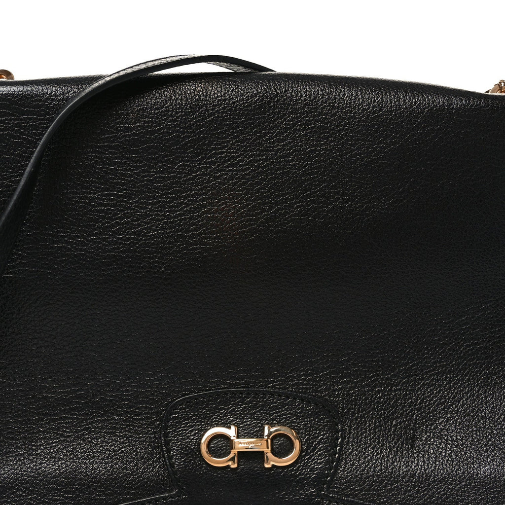 Buffalo Gancini Shoulder Bag Black