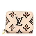 Monogram Giant Wild At Heart Zippy Coin Purse Creme