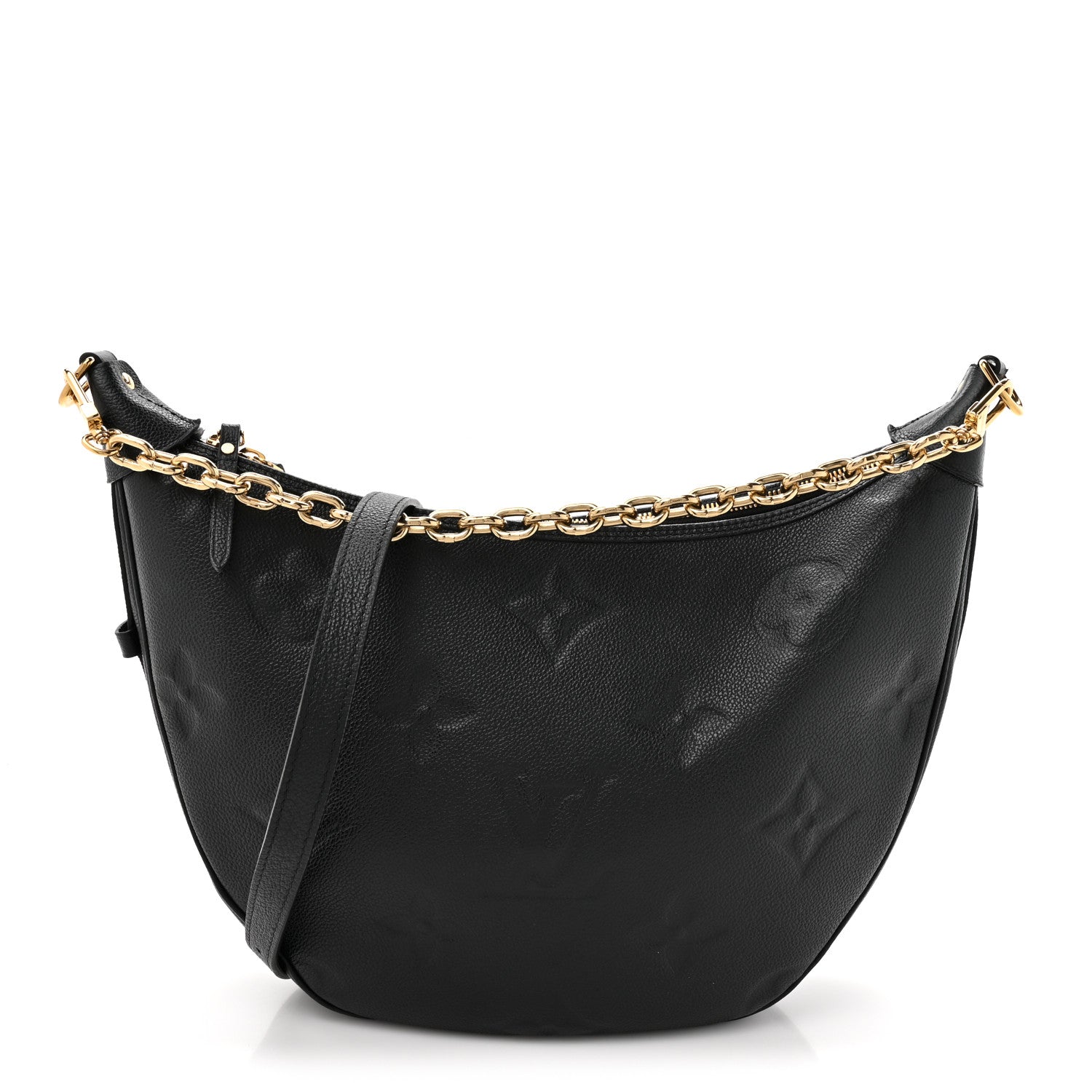 Empreinte Monogram Giant Loop Hobo Black