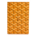 Goyardine Grenelle Passport Wallet Yellow