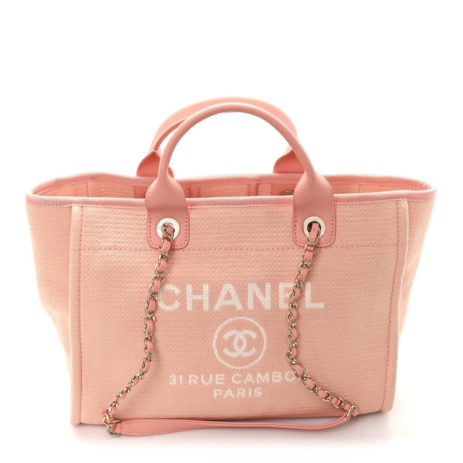 Mixed Fibers Small Deauville Tote Pink