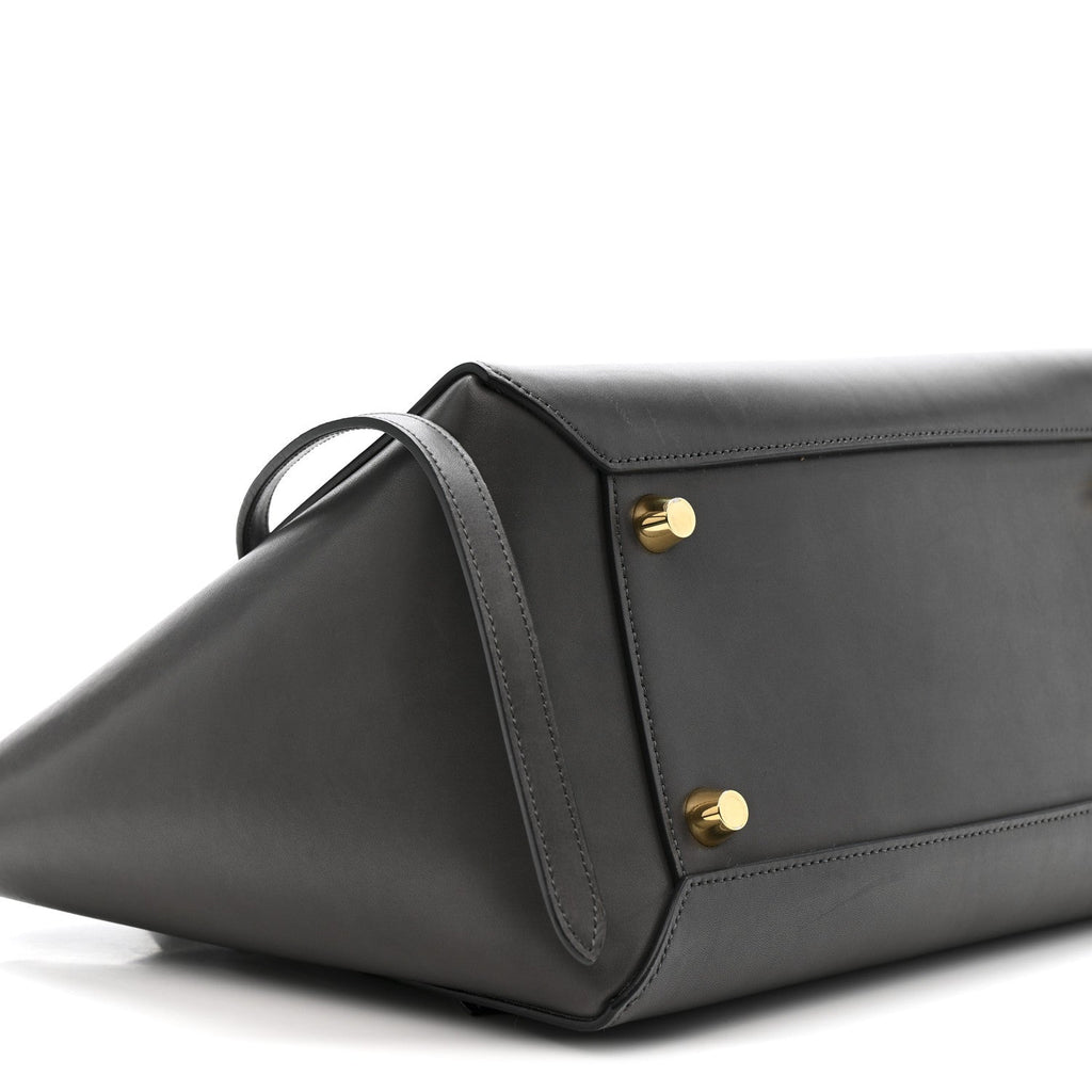Smooth Calfskin Mini Belt Bag Grey