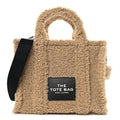 Polyester Cotton Medium The Teddy Traveler Tote Bag Beige