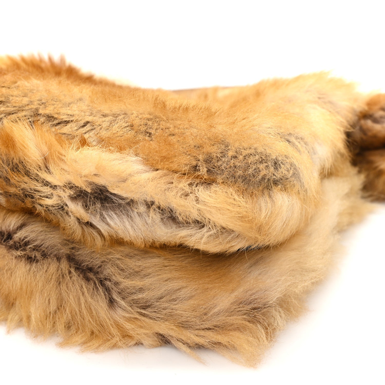 Shearling Suede Large Soft Peekaboo Beige