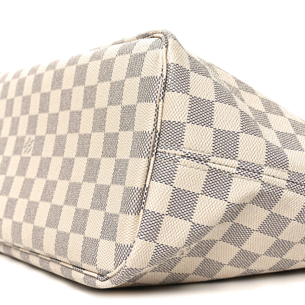 Damier Azur Neo Neverfull MM Rose Ballerine