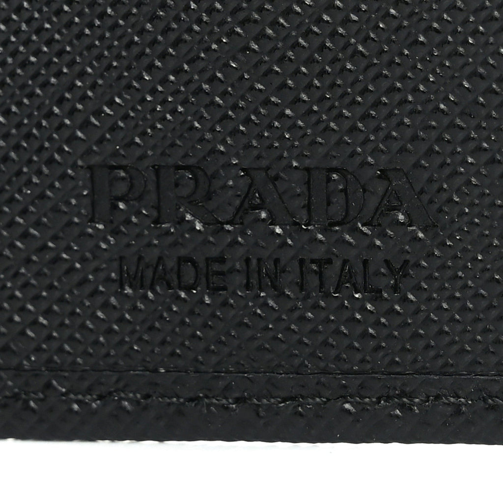 Saffiano Passport Holder Black