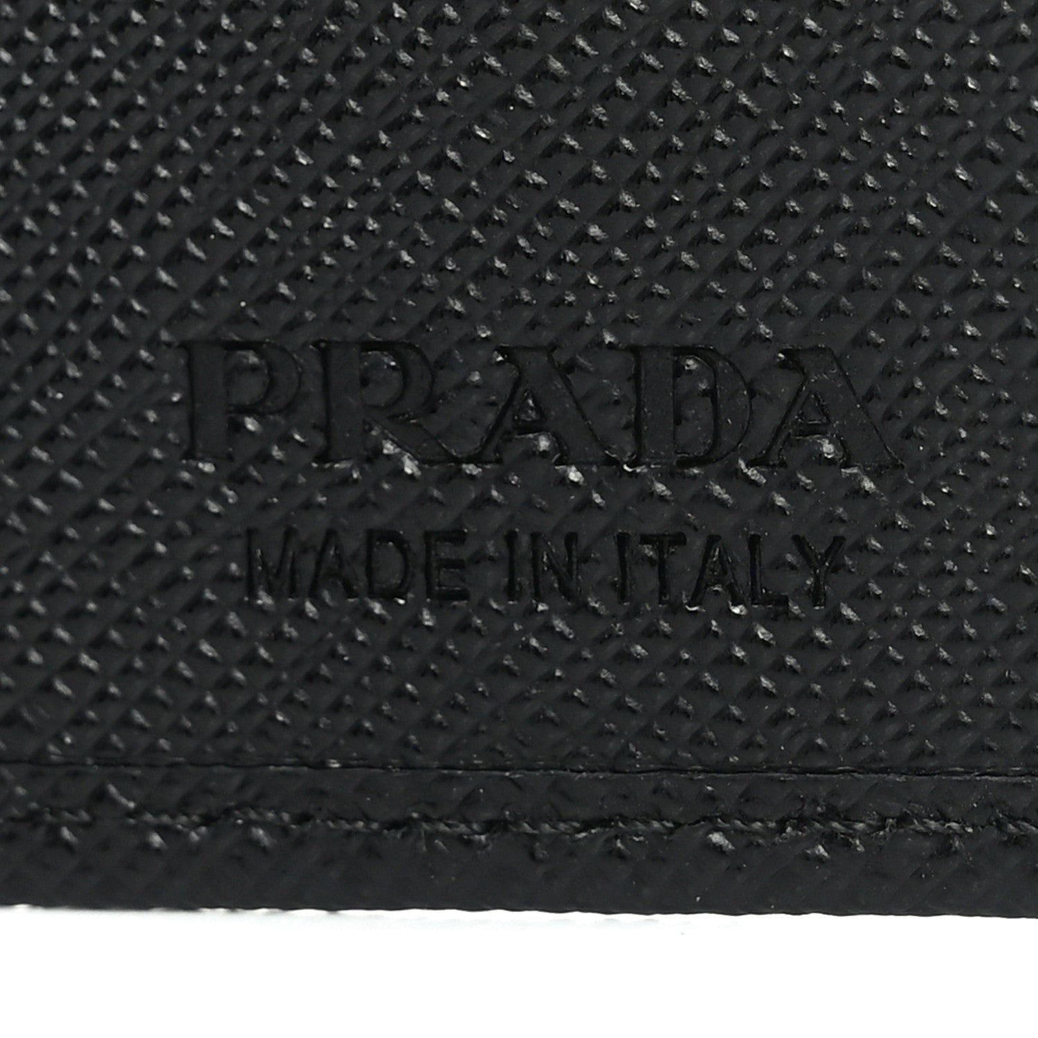 Saffiano Passport Holder Black