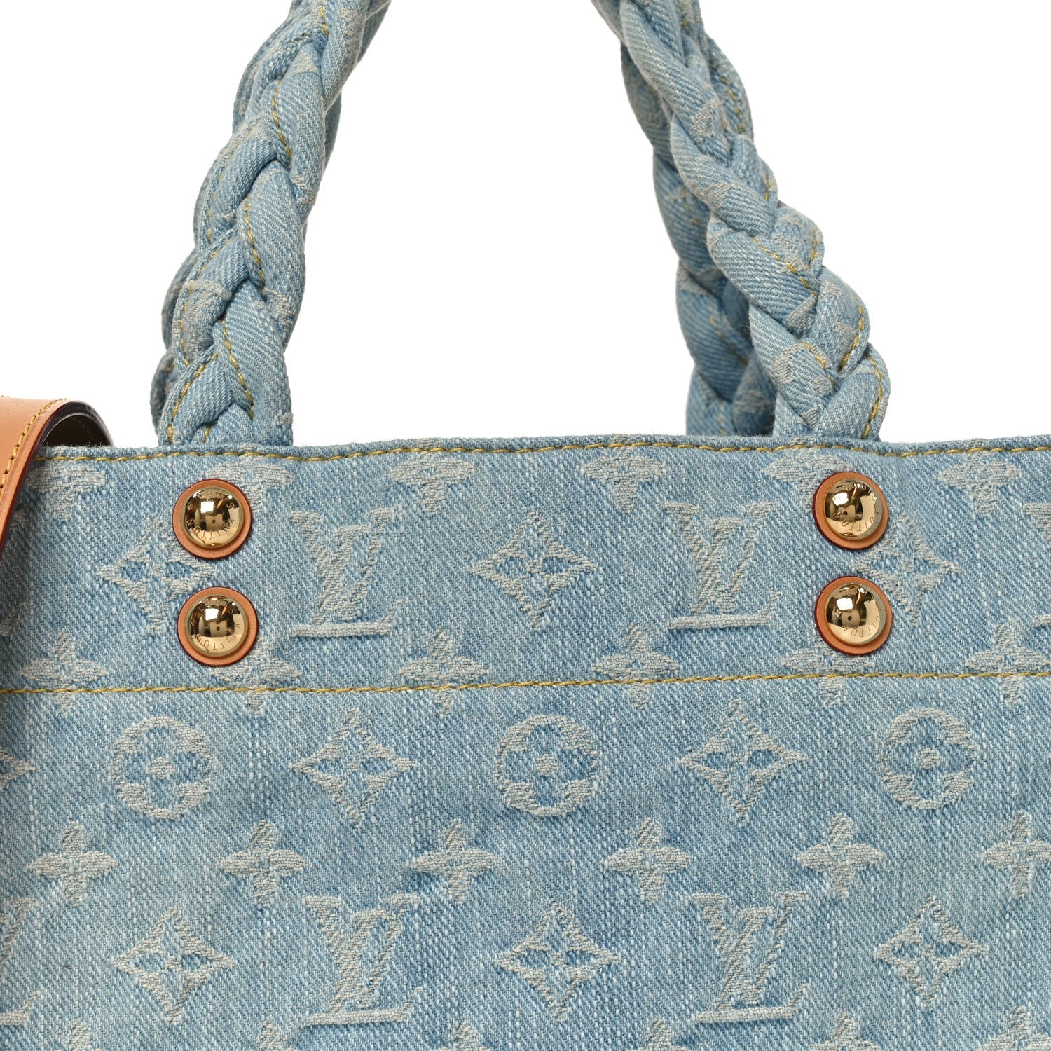 Monogram Washed Denim Let Go PM Sky Blue