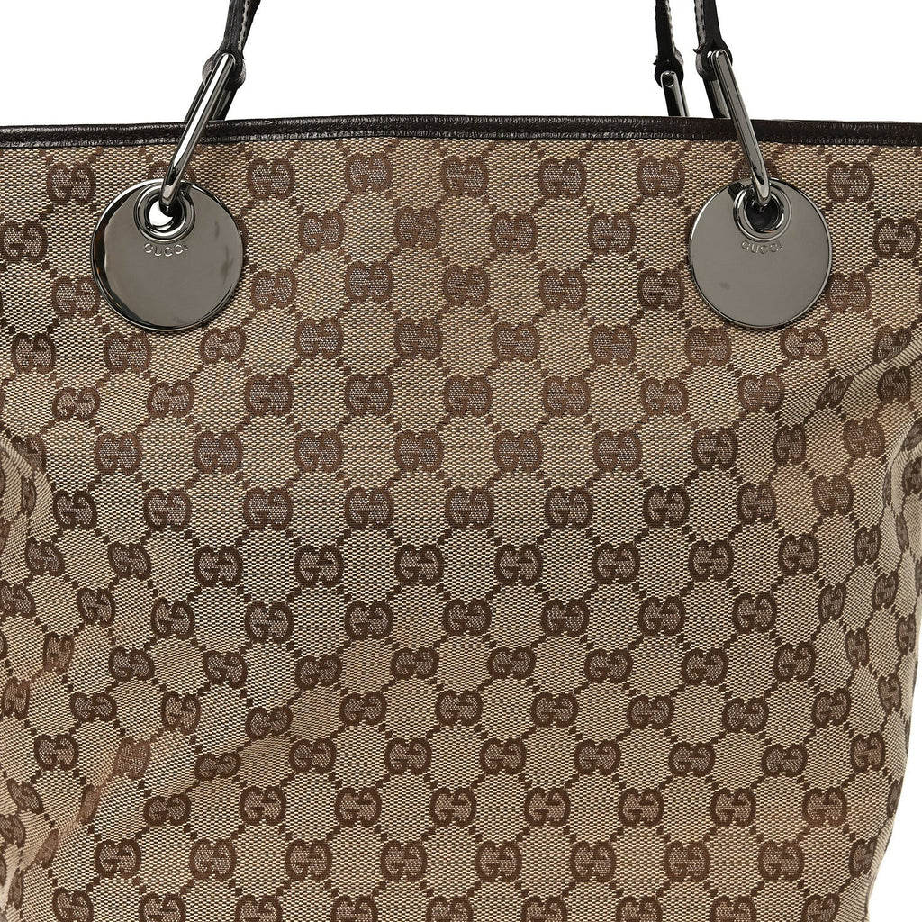 Monogram Large Eclipse Tote Brown