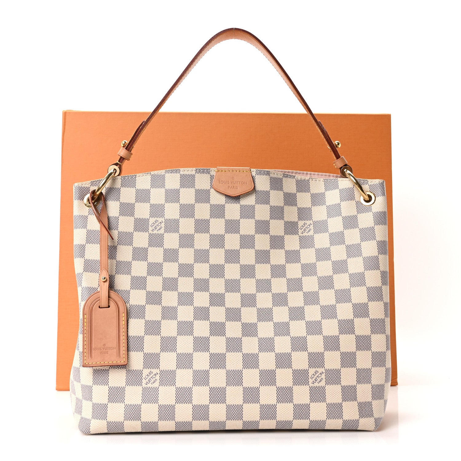 Damier Azur Graceful PM Rose Ballerine