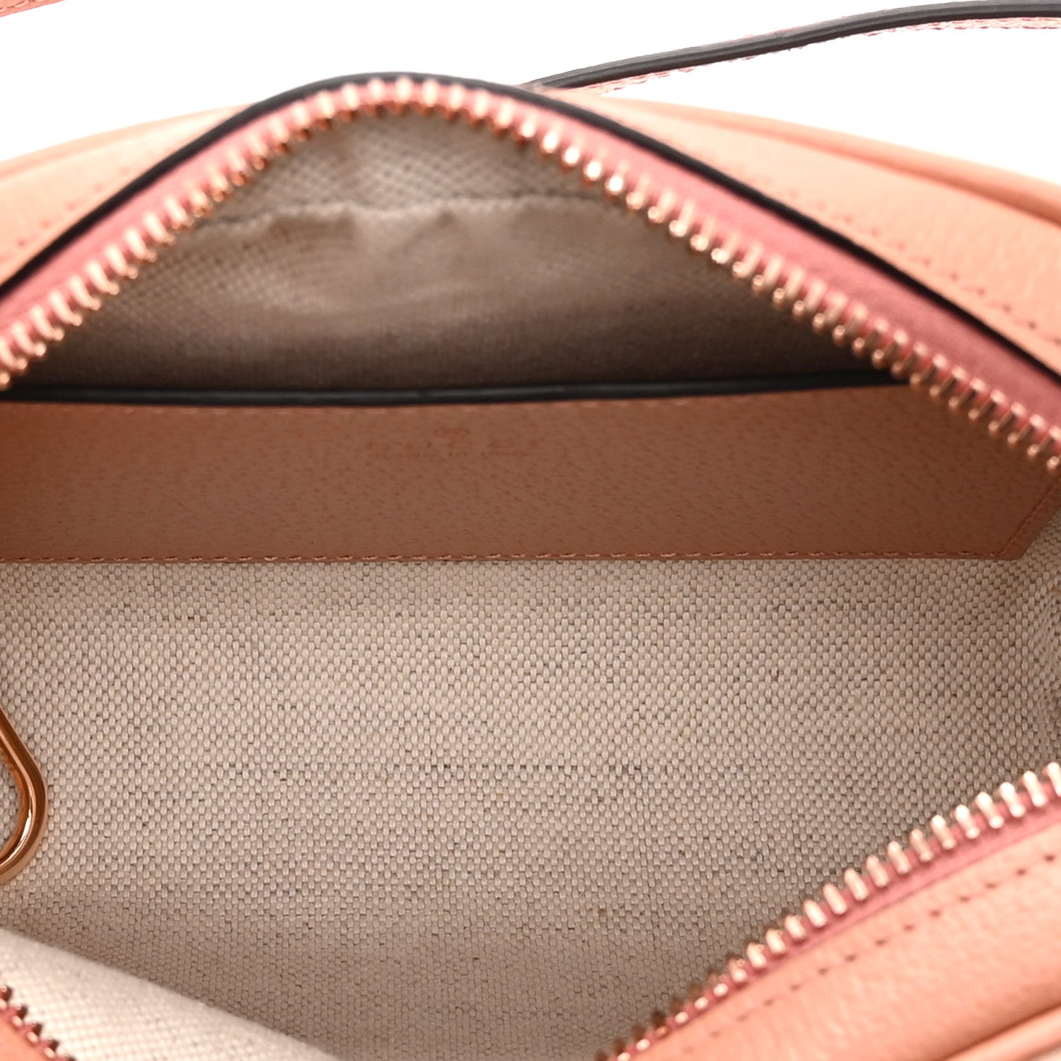 Monogram Textured Dollar Calfskin Mini Ophidia Shoulder Bag Cloche Rose Pink