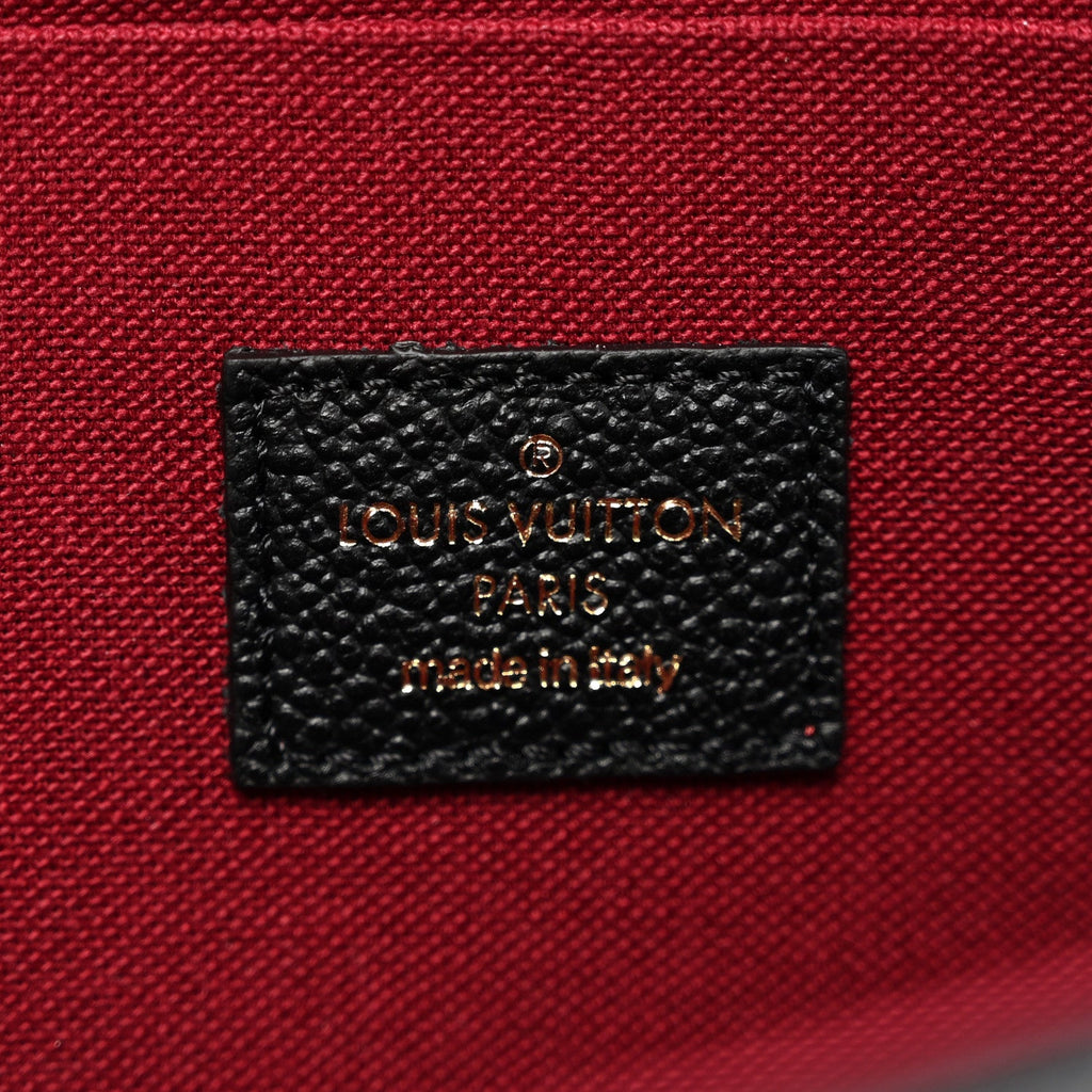 Empreinte Monogram Giant Felicie Pochette Black Beige